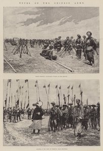 Tipos del ejército chino de Georges Bertin Scott